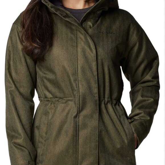 Columbia Women's Portland Point Parka in Stone Green NWT - Picture 1 of 8